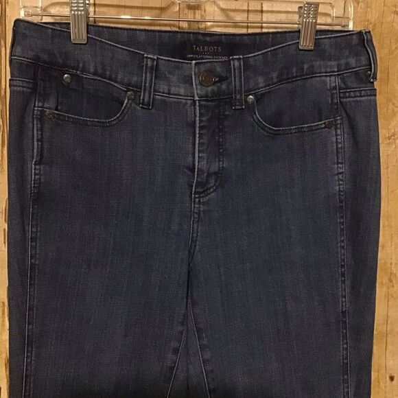 Talbots Simply Flattering 5 Pocket Jeans Sz 4 - Picture 2 of 6